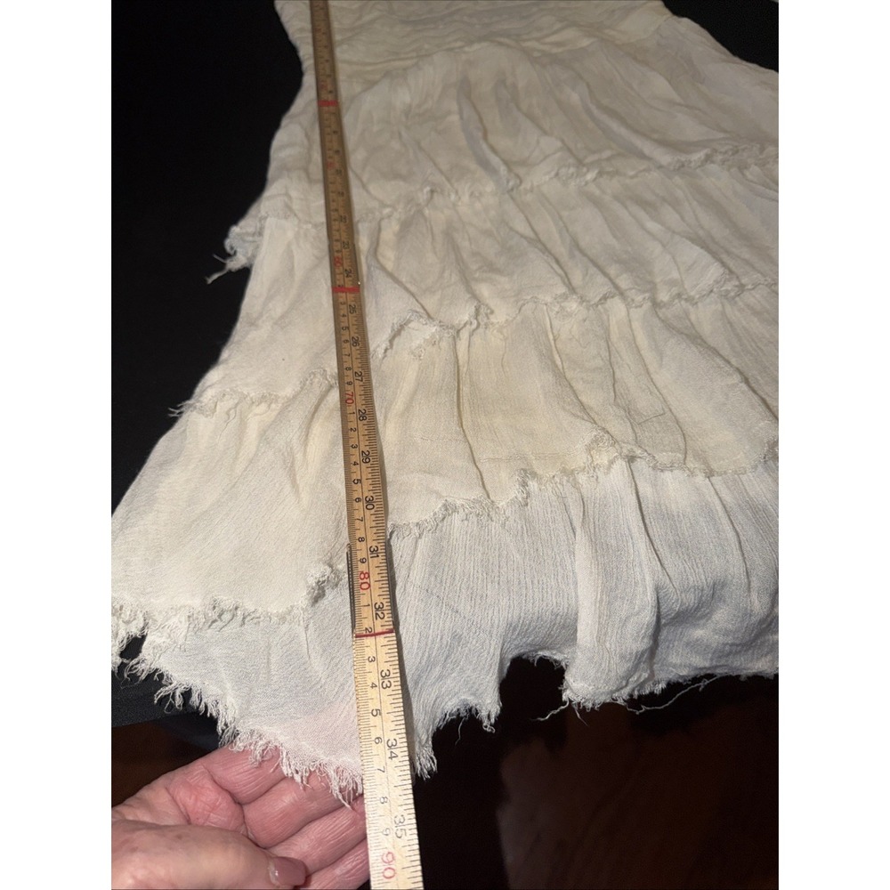 Free People Sound of The Sea Boho Dress Embroidered Beach Tiered XS /TP NWOT - Picture 13 of 13